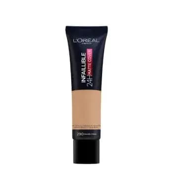 Base de Maquillaje L'Oréal París Infaillible Matte Cover 290 Golden Amber x 30 ml