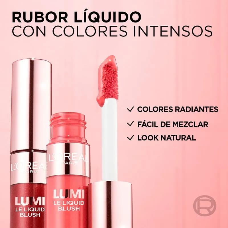 Rubor líquido L´Oréal Paris Lumi Liquid Blush Gold Pink