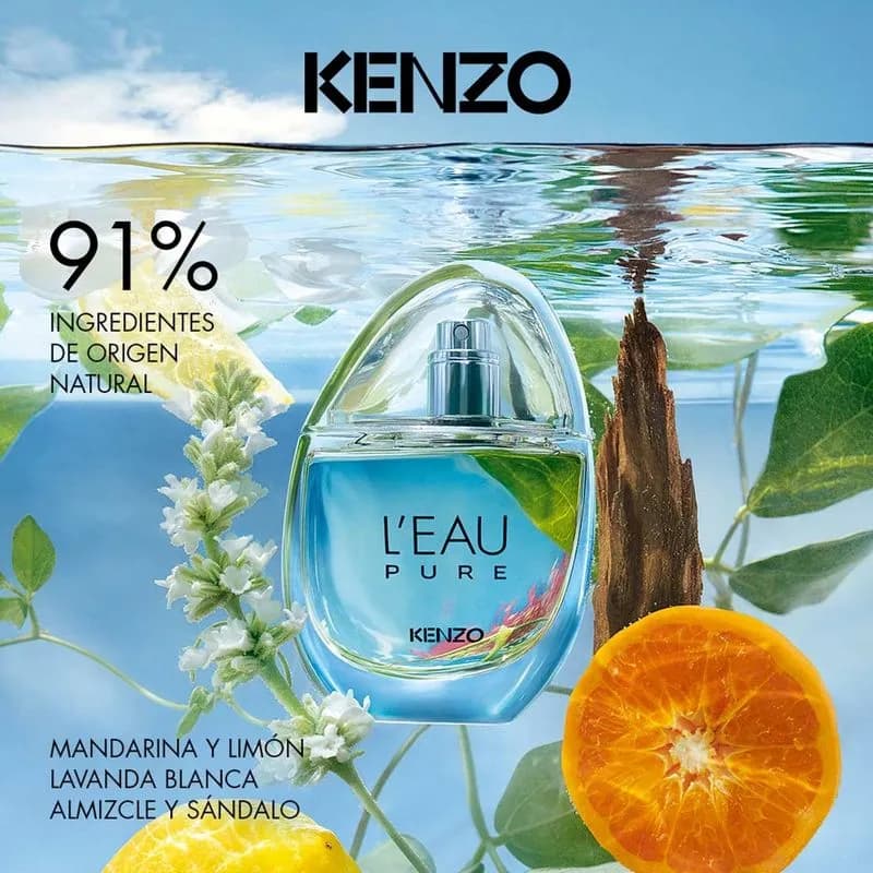 Kenzo Lâ´Eau Pure Unisex Edp X 100ml.