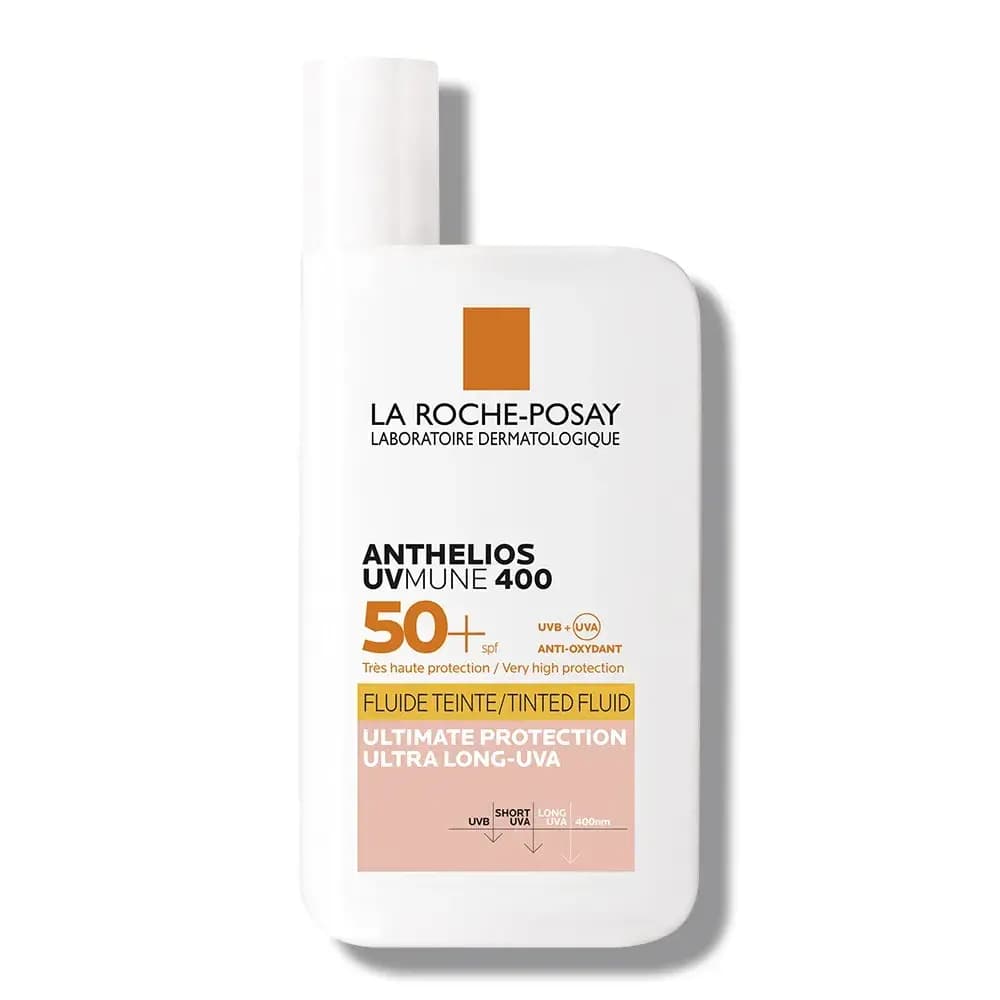 Protector Solar La Roche-posay Anthelios uv mune fluido color fps50 x5