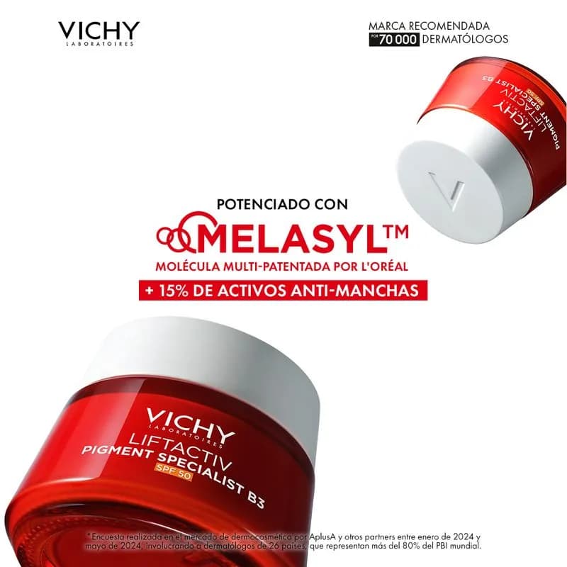 Crema Antimanchas Día Vichy Liftactiv Pigment Specialist B3 Fps 50 X 50 Ml