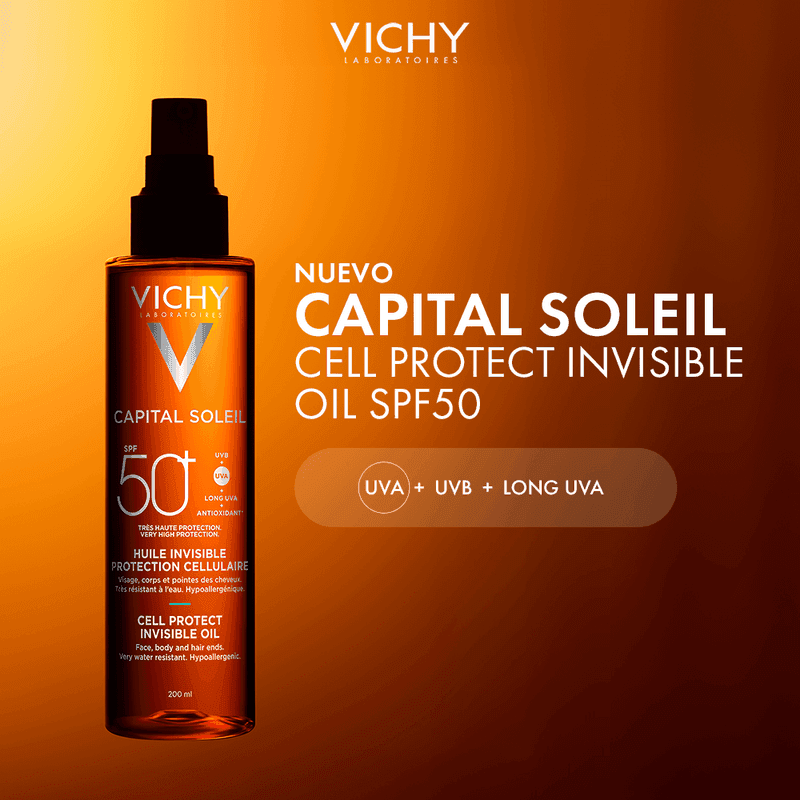 Capital Soleil Cell Protect Invisible Oil Fps50+ x 200ml.