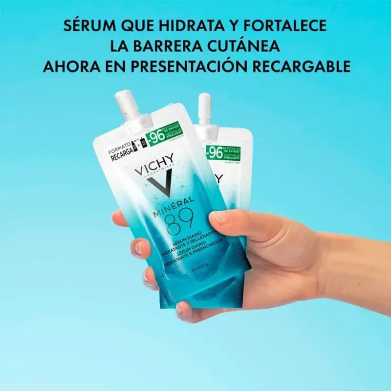 Vichy Mineral 89 Hidratante Facial Booster Refill x 50ml.
