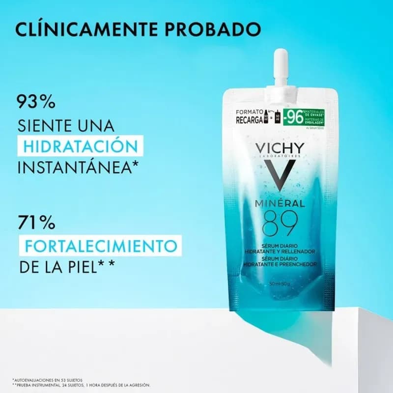 Vichy Mineral 89 Hidratante Facial Booster Refill x 50ml.