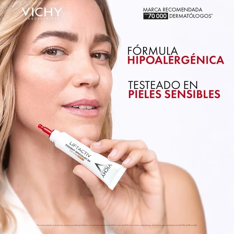 Contorno De Ojos Vichy Lifactiv Pigment Specialist B3 Antimanchas Fps 50 X 15 Ml