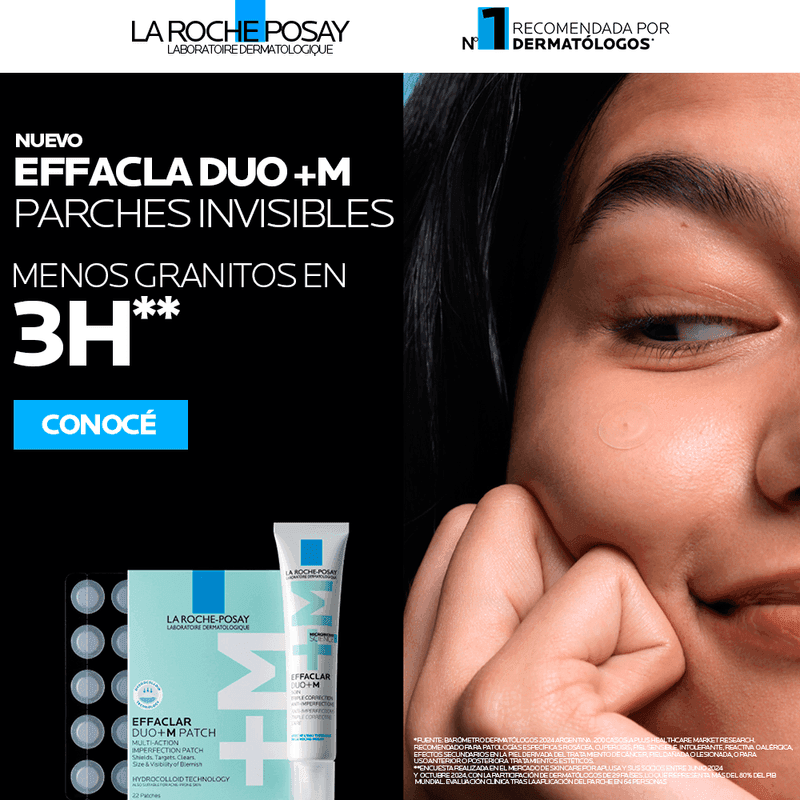 Effaclar Duo+M Parches x 22uni.