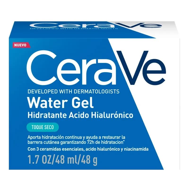 Cerave Water Gel Hidratante Ácido Hialurónico x 48ml.
