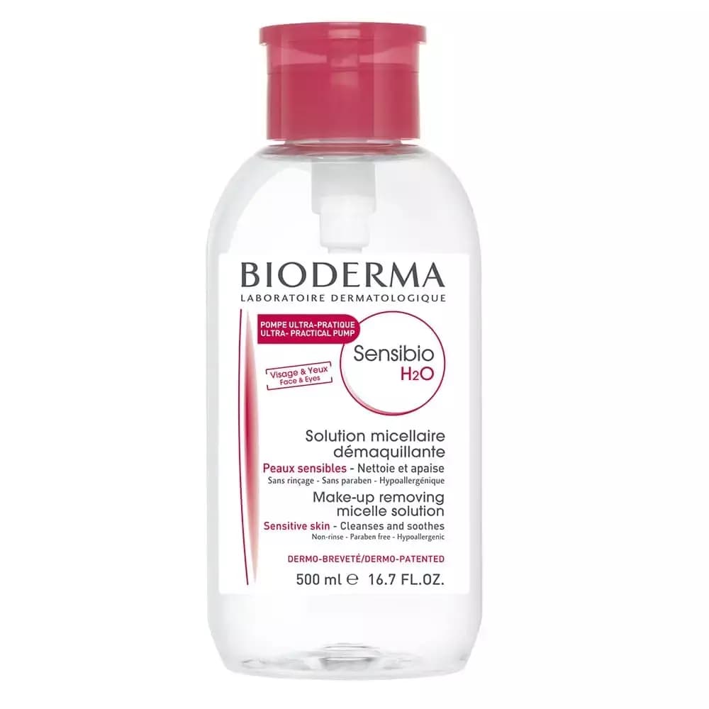 Bioderma Sensibio H2o Agua Micelar Desmaquillante Piel Sensible x 500ml.