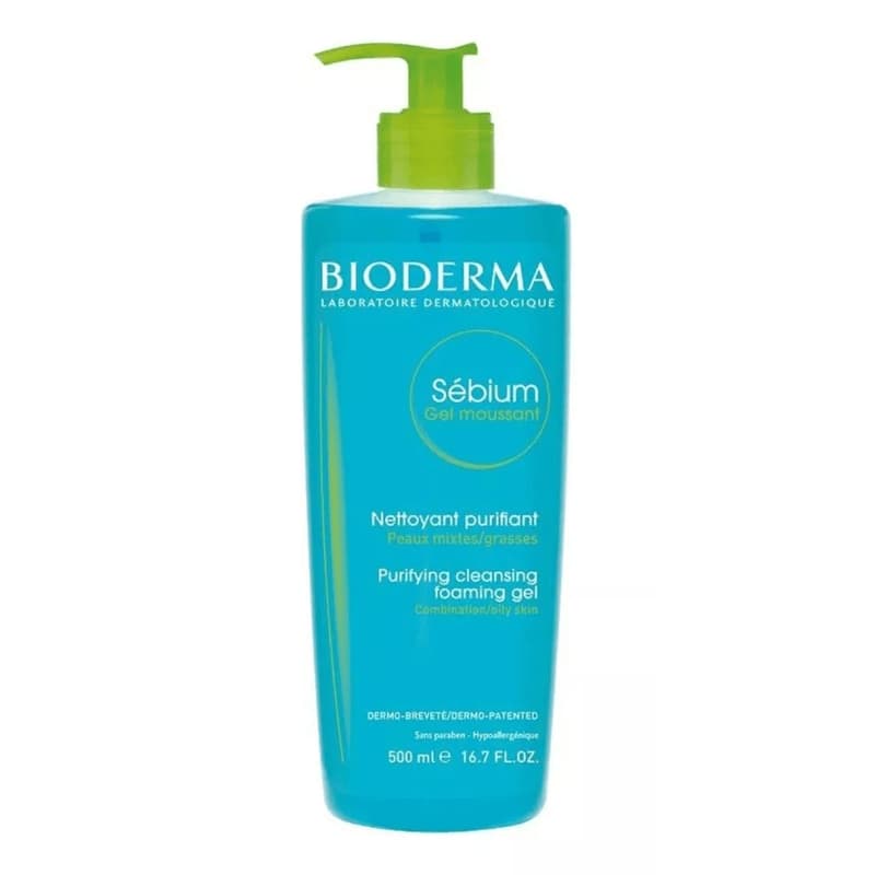 Gel Bioderma Sebium moussant x 500ml.