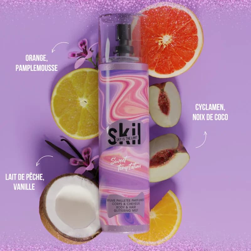 JEANNE ARTHES PARIS Skil Sweet Temptation Brume Parfumee x 250ml.