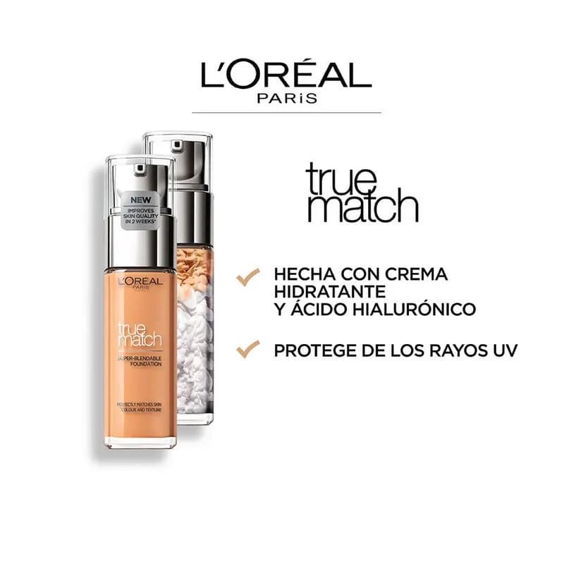 Base de Maquillaje L'Oréal París True Match Tono Beige Dore