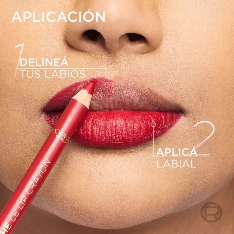 Delineador De Labios L'Oréal Paris Color Riche Le Lip Crayon Worth It Medium