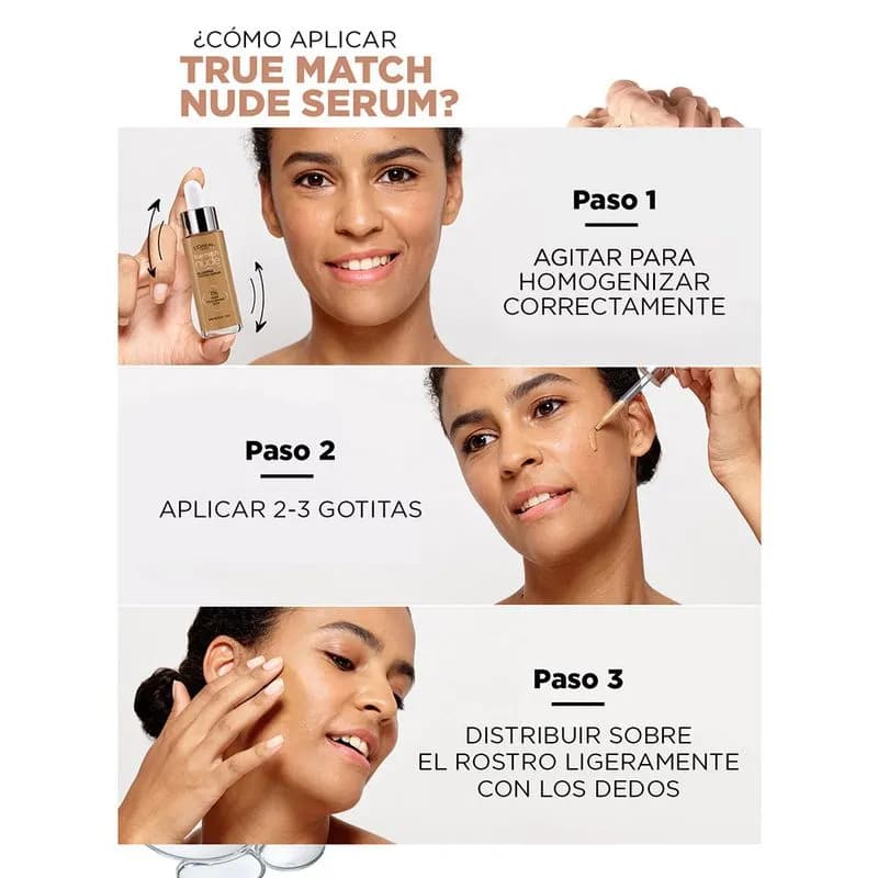 Base de Maquillaje True Match Serum Tono 4-5 x 30ml.