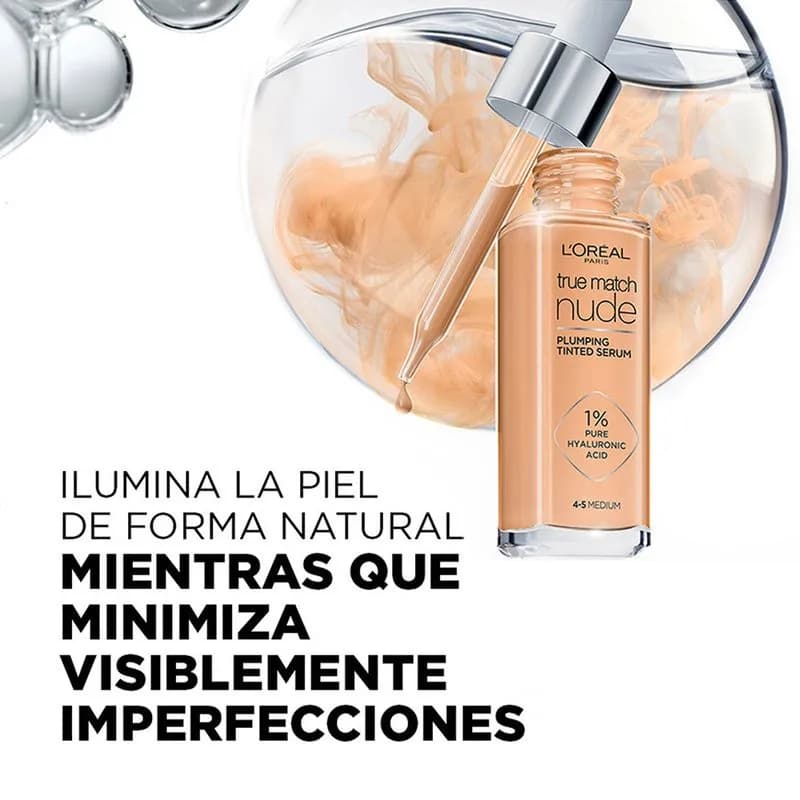 Base de Maquillaje True Match Serum Tono 4-5 x 30ml.