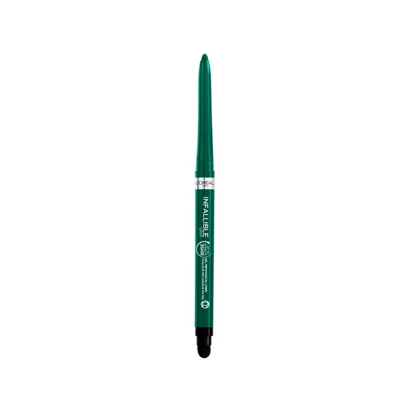 Delineador de Ojos L'Oréal Paris Infaillible Gel Liner Color Tono Esmerald Green