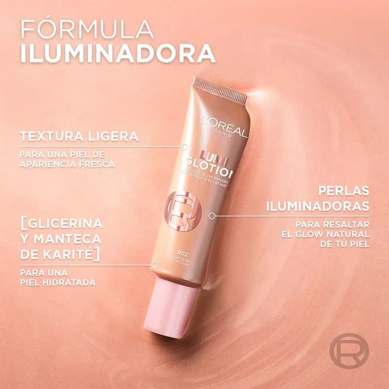 Iluminador Líquido L'Oréal Paris Lumi Glotion Medium Glow