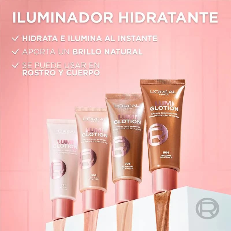 Iluminador Líquido L'Oréal Paris Lumi Glotion Medium Glow