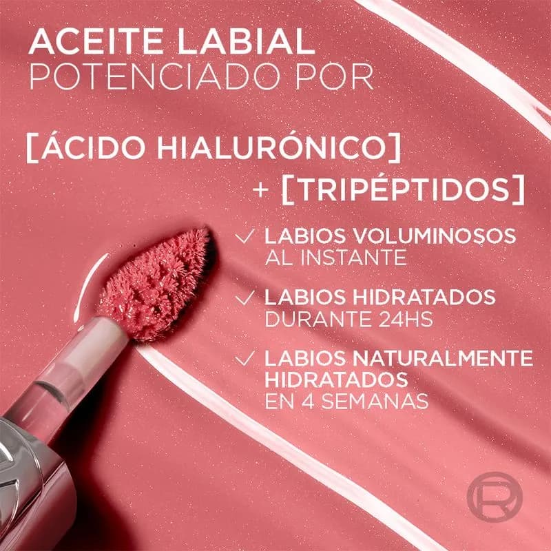 Brillo Labial Voluminizador L´Oréal Paris Plump Ambition Rouge in Love