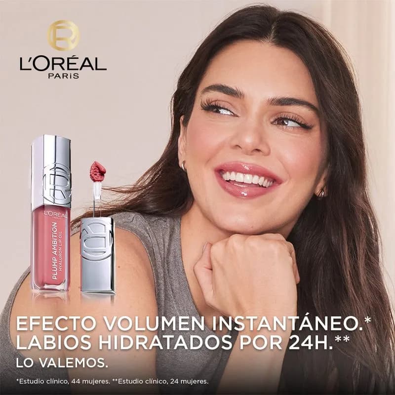 Brillo Labial Voluminizador L´Oréal Paris Plump Ambition La Nuit Sparkle