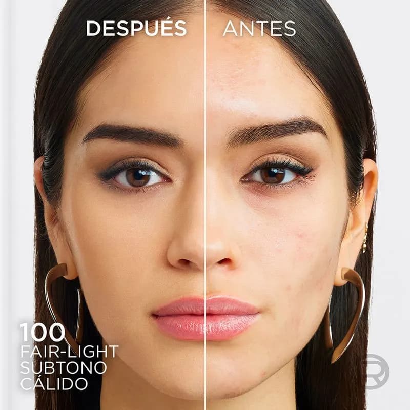Base de Maquillaje y Corrector 2 en 1 L'Oréal Paris Infaillible Skin Ink Tono 100