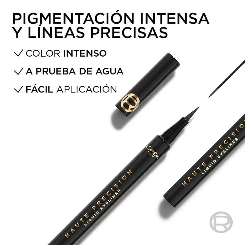 Delineador de Ojos Líquido de L´Oréal Paris Infaillible Haute Precision Noir Silk