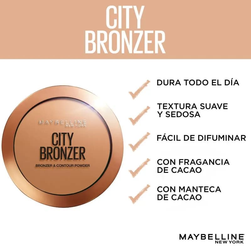 Bronzer City Bronzer Tono Medium Warm x 4.5grs.