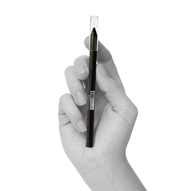 Delienador de Ojos en Lapiz Gel Maybelline Tattoo Liner Studio Tono Deep Onyx