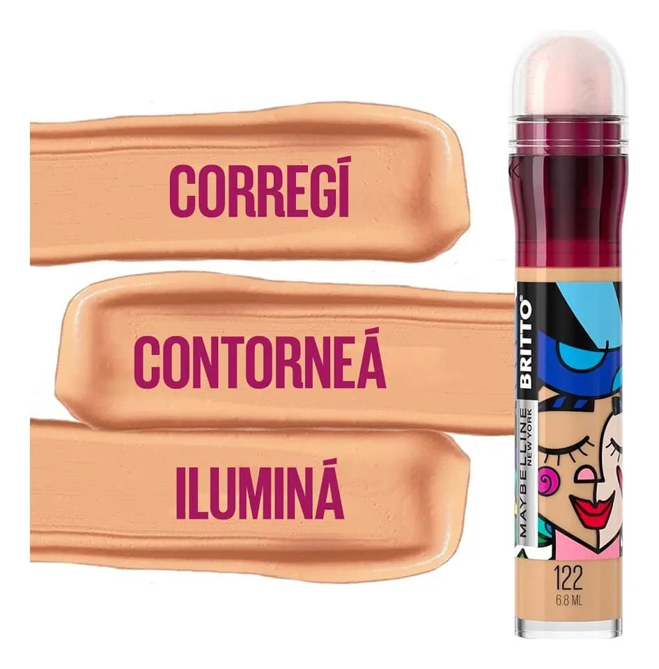 Corrector de Ojeras Maybelline Britto Tono 122