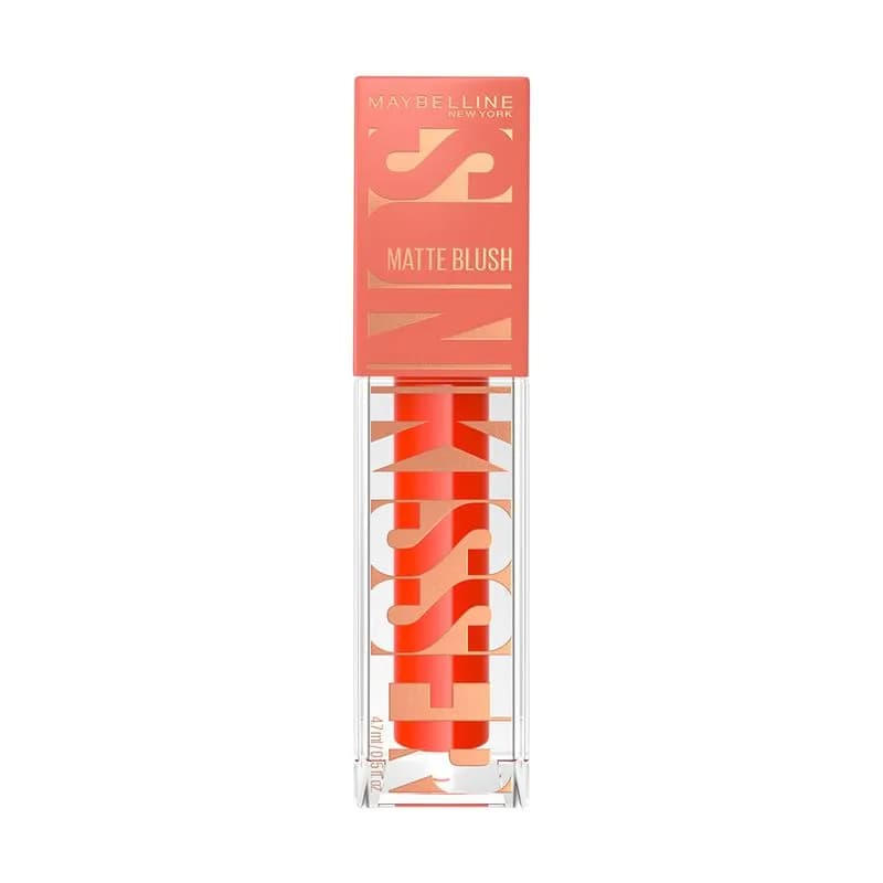 Rubor Líquido Maybelline Sunkisser Matte Blush Spritzy Orange