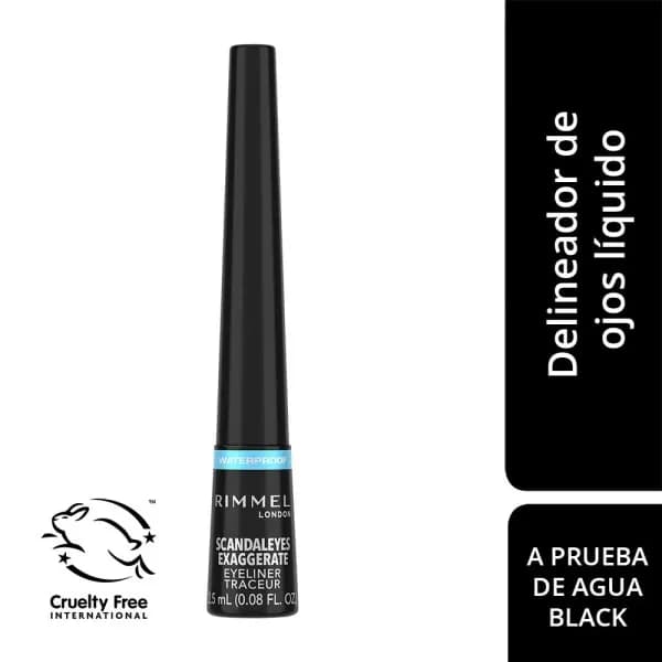 Rimmel Delineador Exagerate Liquid Eye Liner Waterproof x 25ml.