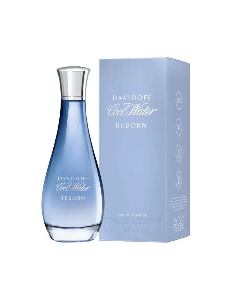 DAVIDOFF Cool Water Reborn EDT Para Mujer x 100ml.