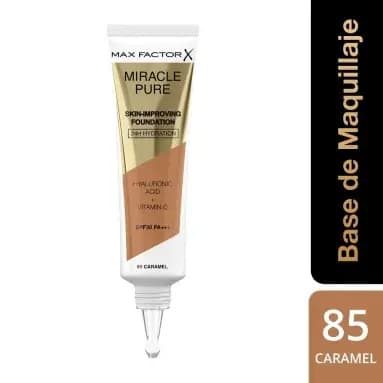 Base Maquillaje Max Factor Miracle Pure CARAMEL 85 x30ml