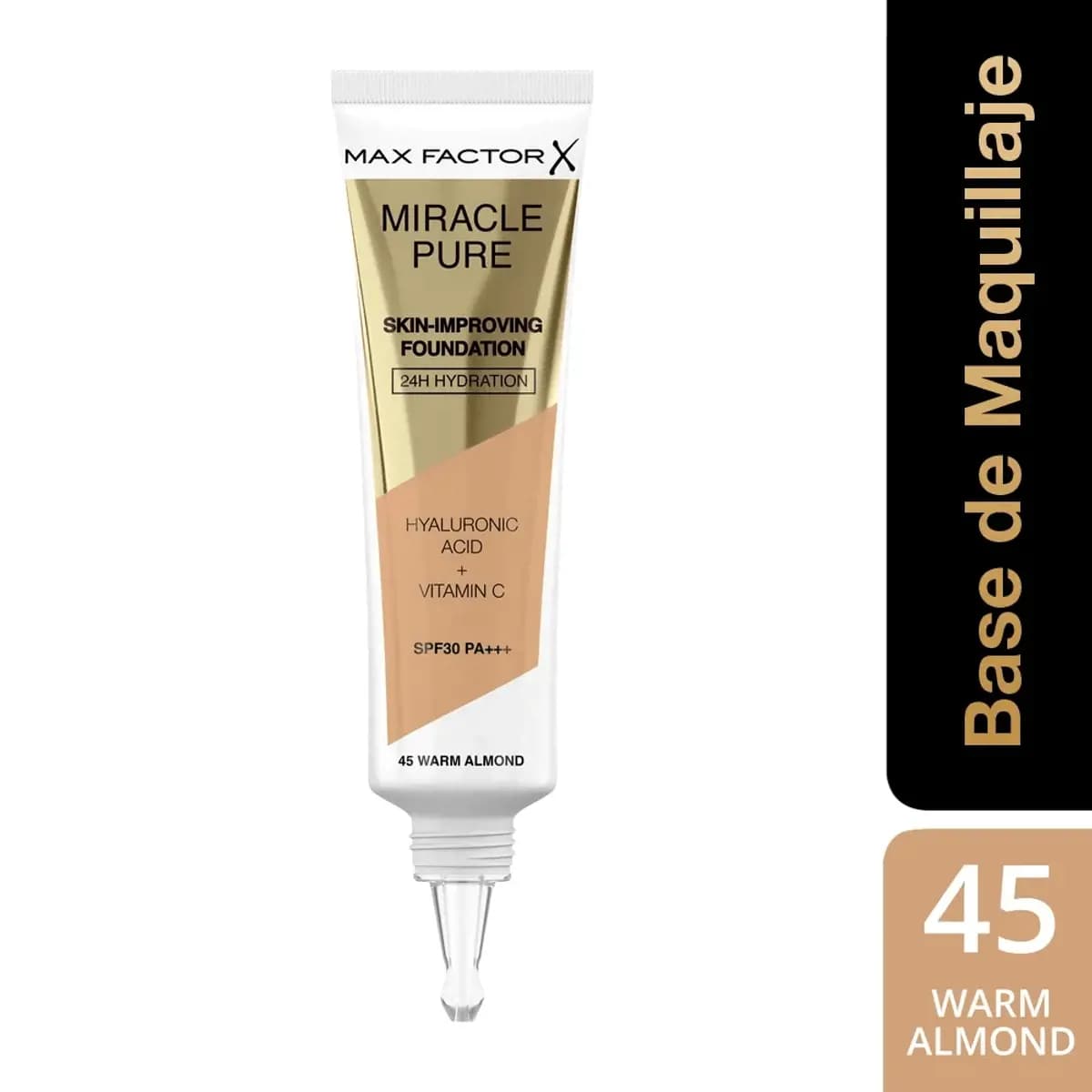 Base Maquillaje Max Factor Miracle Pure Warm Almond 45 x30ml