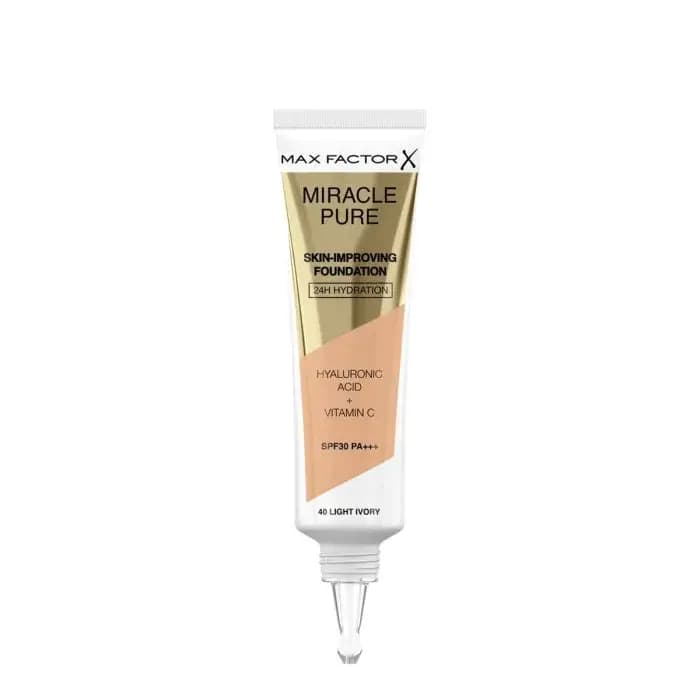 Base Maquillaje Max Factor Miracle Pure Light Ivory 40 x30ml
