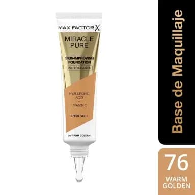 Base Maquillaje Max Factor Miracle Pure Bronze 80 x30ml