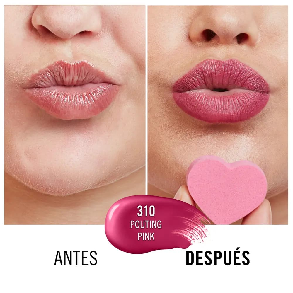 Rimmel Labial Líquido Lasting Provocalips 16hs. 310 Pouting Pink