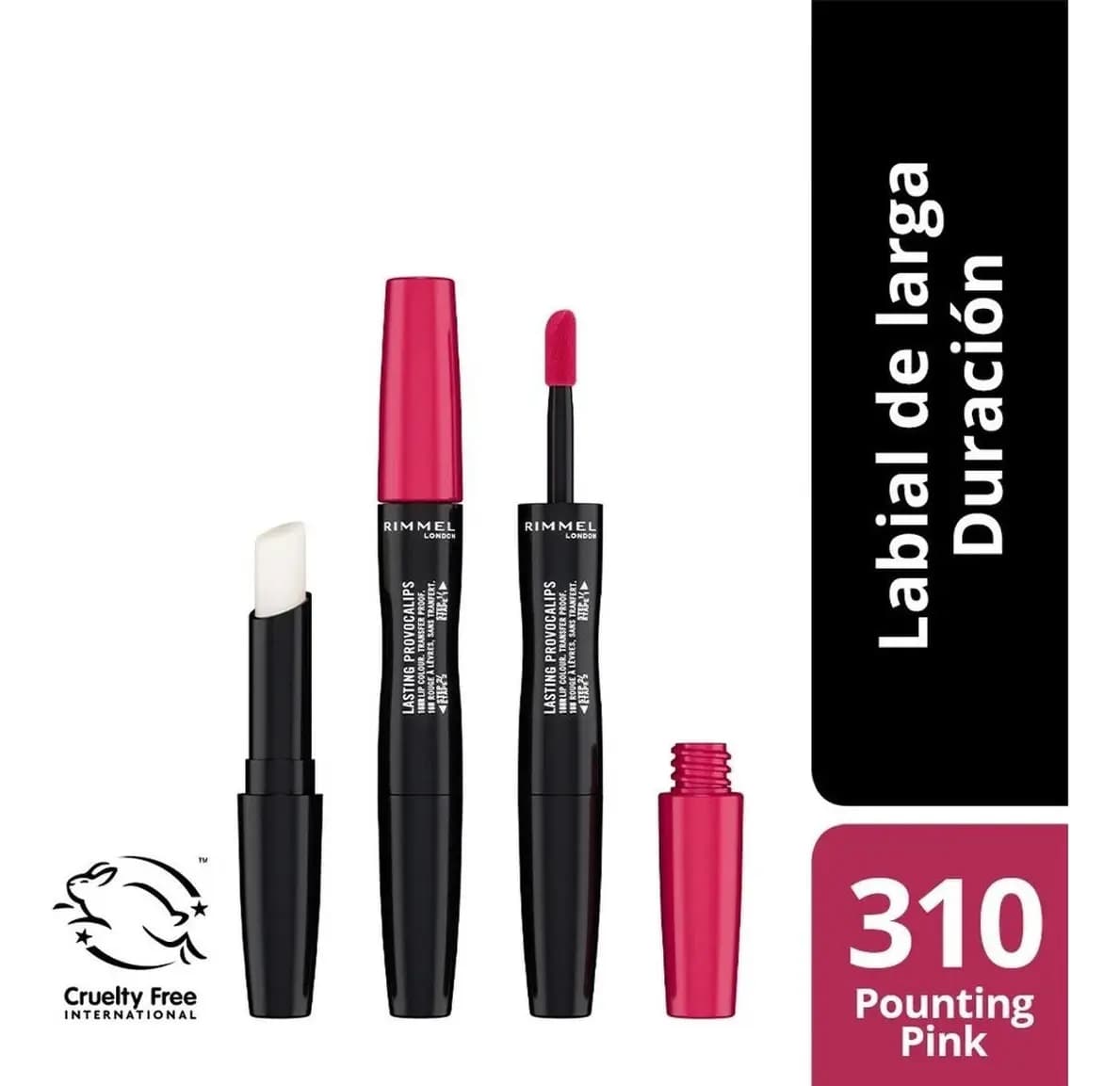 Rimmel Labial Líquido Lasting Provocalips 16hs. 310 Pouting Pink