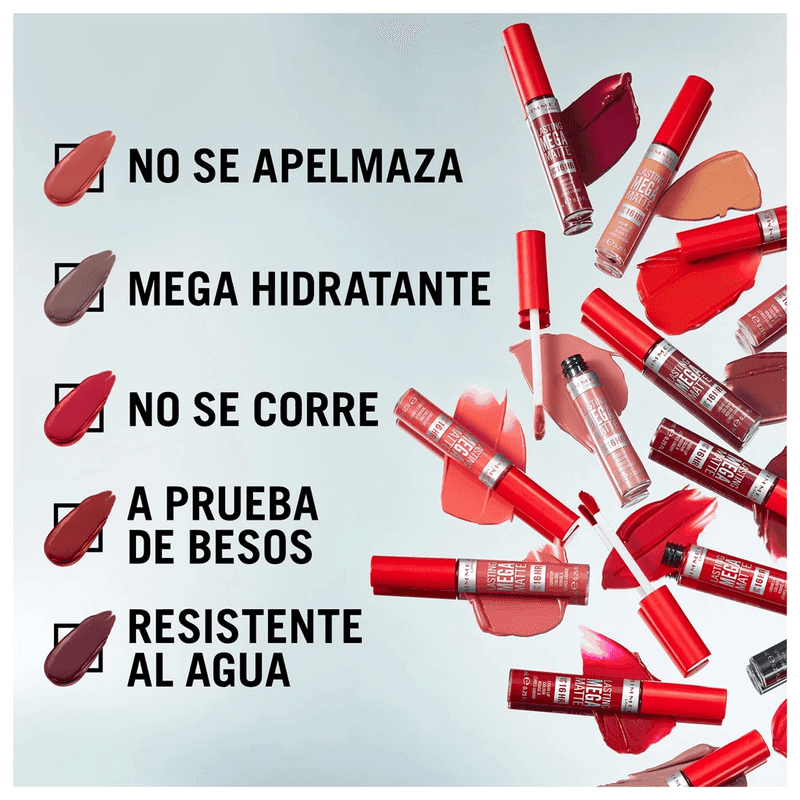 Rimmel Labial Lasting Mega Matte 700