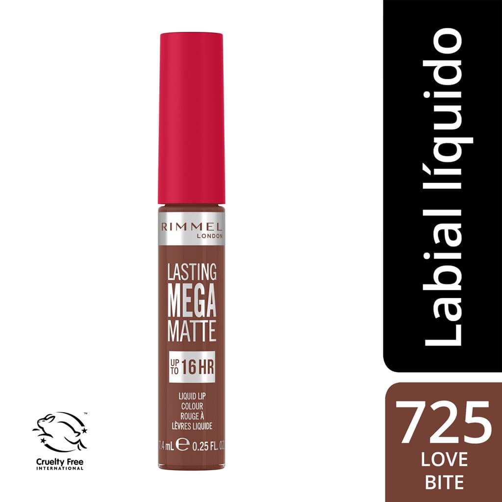 Labial Lasting Rimmel London Matte 725 Love Bite