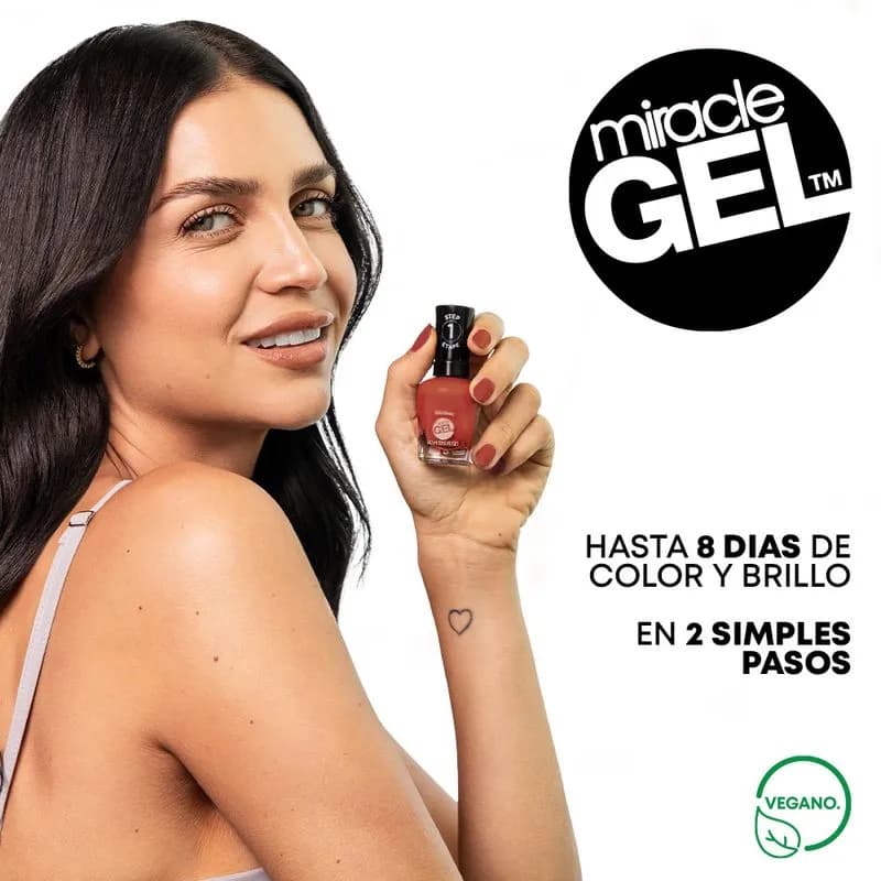 Esmalte para Uñas Sally Hansen Miracle Gel 388 Veg Hot Minute x 14,7 ml