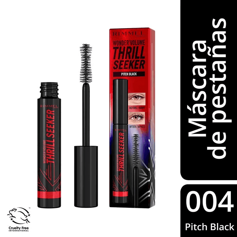 Máscara De Pestañas Thrill Seeker Pitch Black
