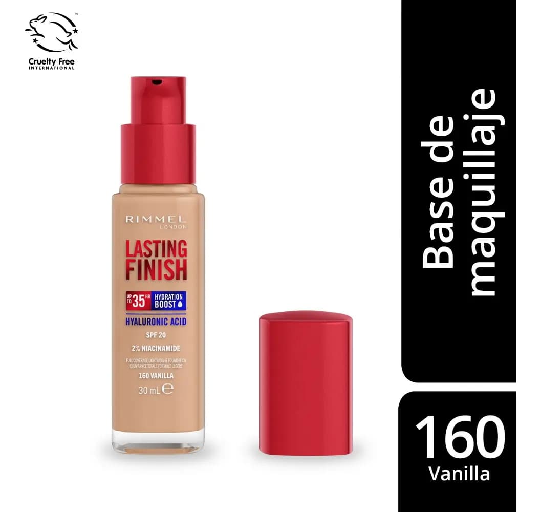 Maquillaje Lasting Finish Hydra Boost 160 x 30ml.