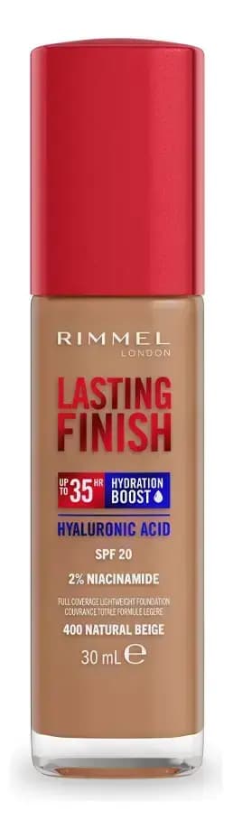 Base Maquillaje Lasting Finish 35 Hours Rimmel London Tono 400 Natural