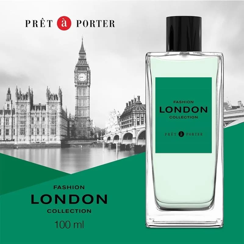 PRET A PORTER London Men EDP x 100ml.