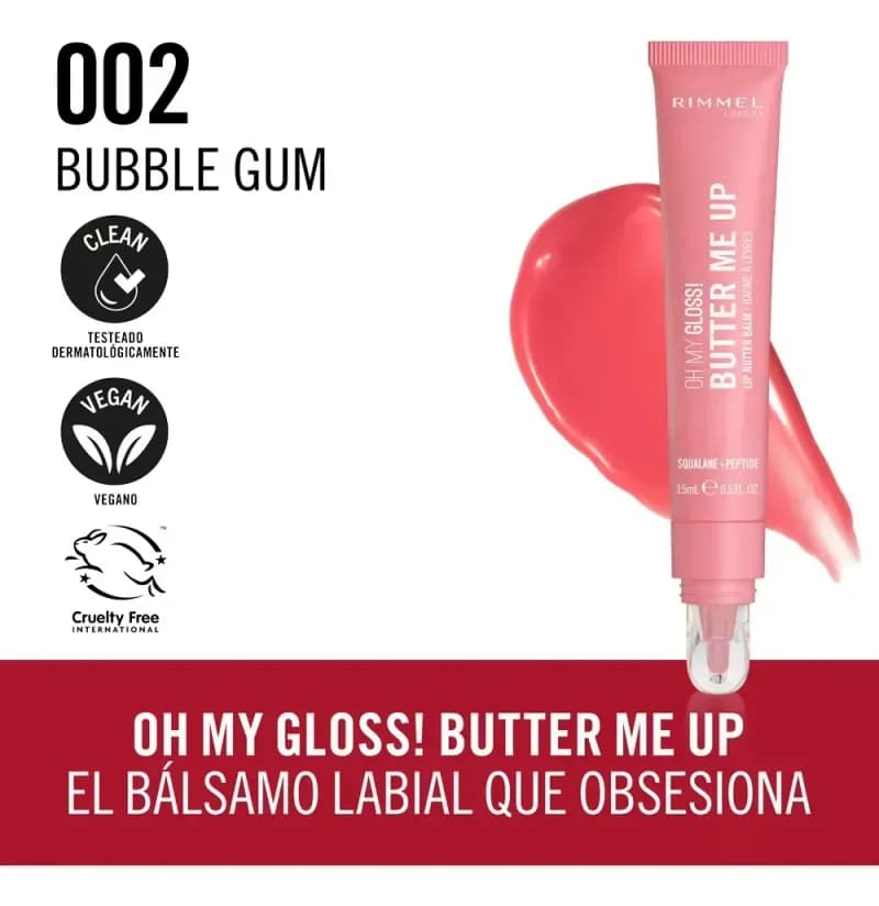 Brillo Labial Oh My Gloss Butter Bubble Gum