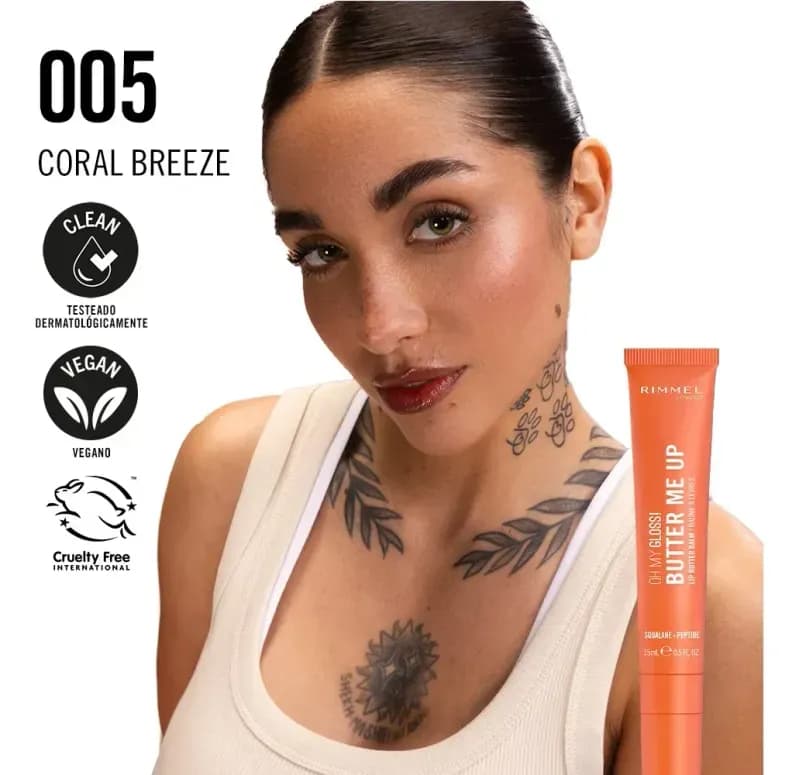 Brillo Labial Oh My Gloss Butter Coral Breeze
