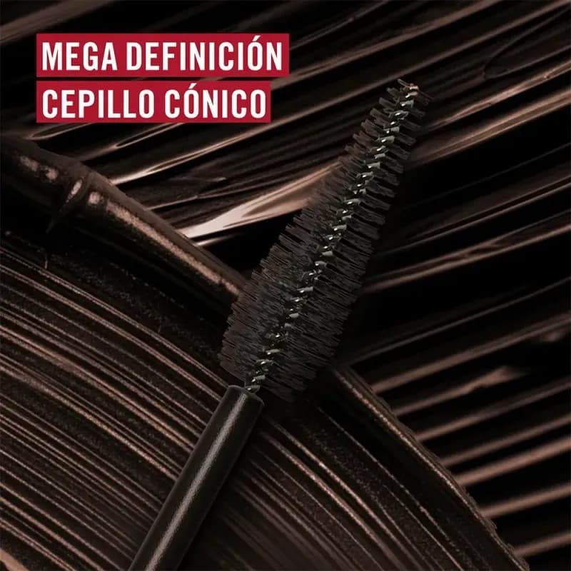 Máscara De Pestañas Megalift Black Brown 002