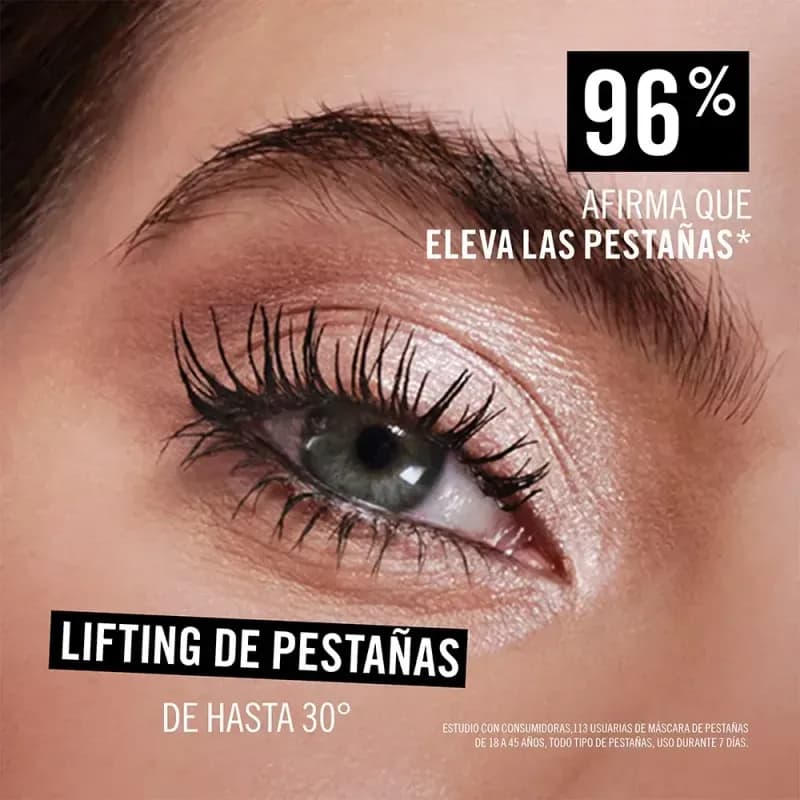 Máscara De Pestañas Megalift Black Brown 002