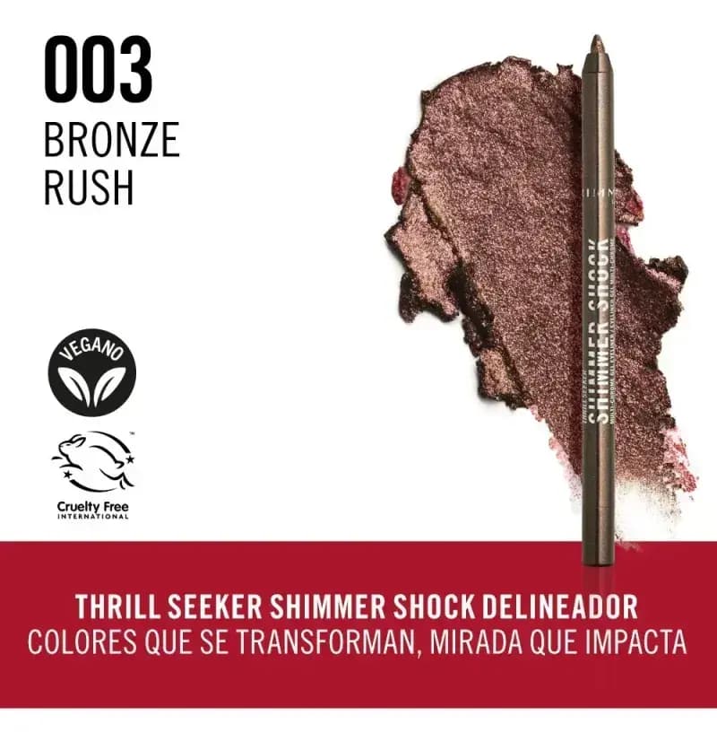 Delineador De Ojos Shimmer Shock 003 Bronze Rush