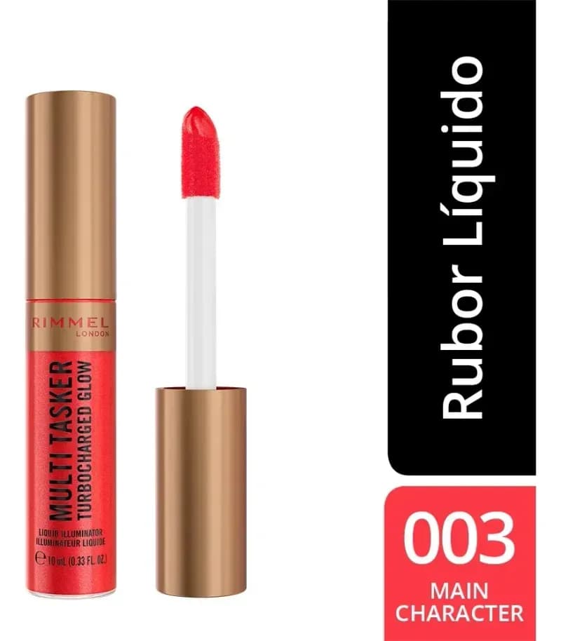 Rubor Líquido Rimmel London Turbocharged Glow 003 Main Char